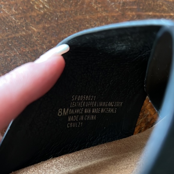 wedge cork heel w/ black upper leather crisscross comfort support straps. - Picture 5 of 7